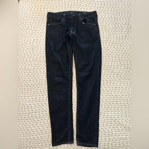 Bonobos jeans, slim taper, 32/34, dark rinse, worn once